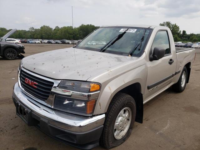 1GTCS146248145222 - 2004 GMC CANYON SILVER photo 1