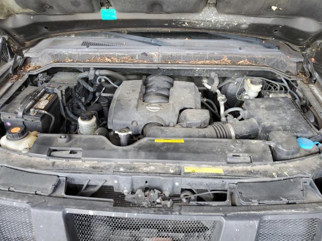 1N6BA06B26N523544 - 2006 NISSAN TITAN XE GRAY photo 11