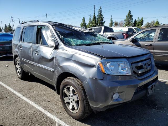 5FNYF3H95BB031657 - 2011 HONDA PILOT TOURING GRAY photo 1