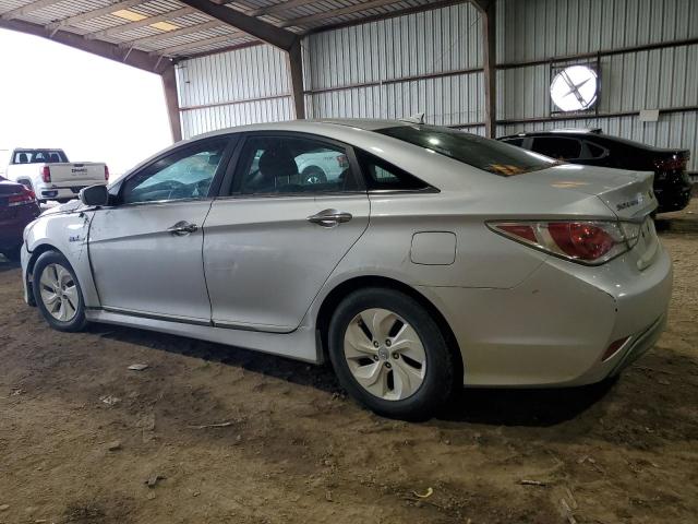 KMHEC4A46EA108965 - 2014 HYUNDAI SONATA HYBRID SILVER photo 2