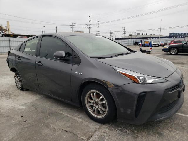 JTDKARFU2K3089091 - 2019 TOYOTA PRIUS GRAY photo 4