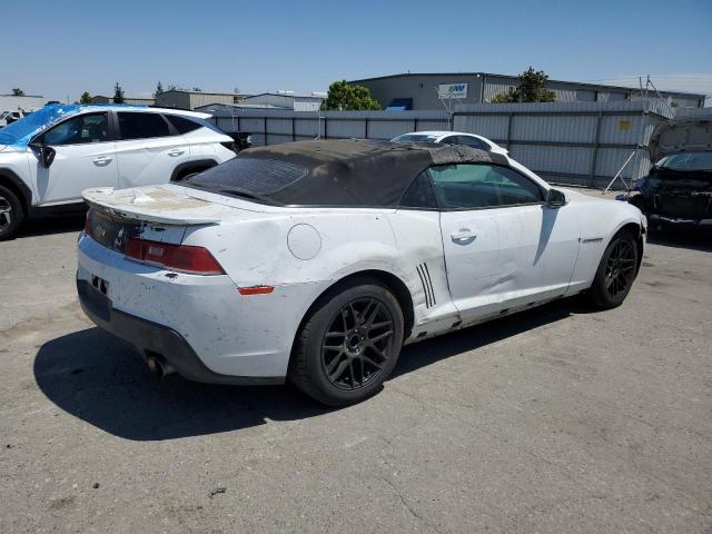 2G1FD3D3XF9268937 - 2015 CHEVROLET CAMARO LT WHITE photo 3