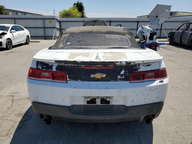 2G1FD3D3XF9268937 - 2015 CHEVROLET CAMARO LT WHITE photo 6