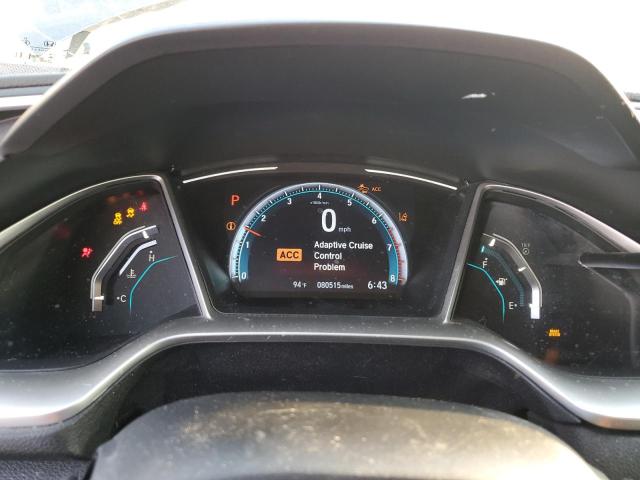 19XFC1F39KE018211 - 2019 HONDA CIVIC EX ნაცრისფერი ფოტო 9