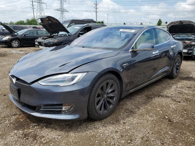 5YJSA1E22LF360799 - 2020 TESLA MODEL S BLUE photo 1