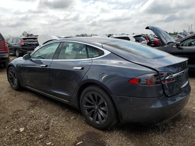 5YJSA1E22LF360799 - 2020 TESLA MODEL S BLUE photo 2