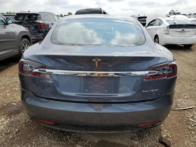 5YJSA1E22LF360799 - 2020 TESLA MODEL S BLUE photo 6