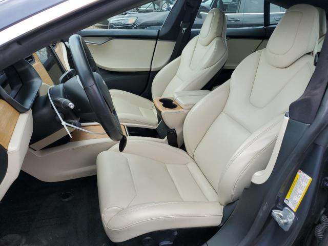 5YJSA1E22LF360799 - 2020 TESLA MODEL S BLUE photo 7