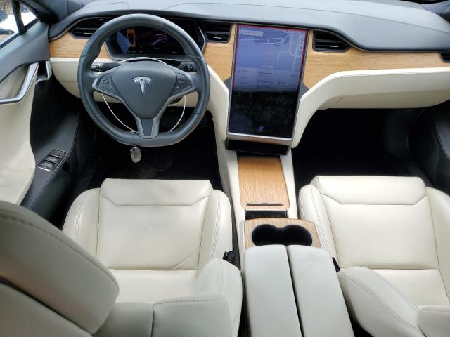 5YJSA1E22LF360799 - 2020 TESLA MODEL S BLUE photo 8