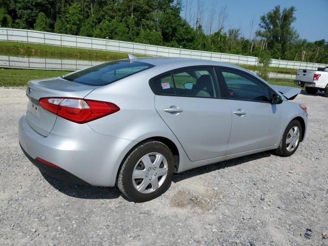 KNAFK4A69G5536518 - 2016 KIA FORTE LX SILVER photo 3