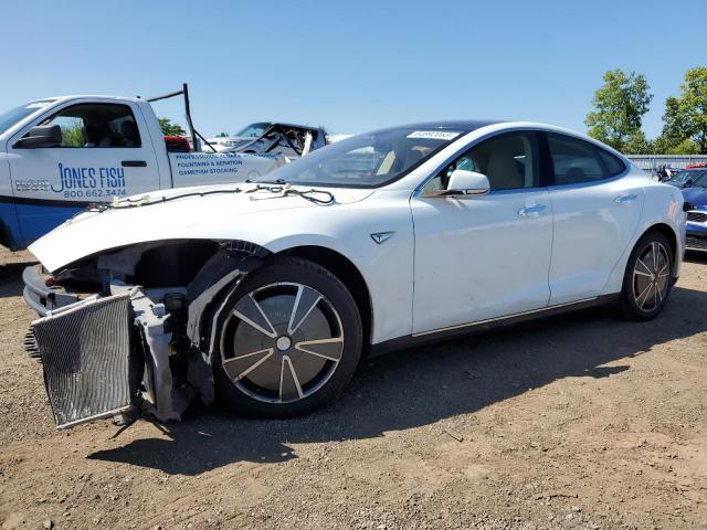 5YJSA1H1XEFP50314 - 2014 TESLA MODEL S თეთრი ფოტო 1