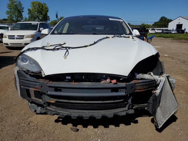 5YJSA1H1XEFP50314 - 2014 TESLA MODEL S თეთრი ფოტო 5