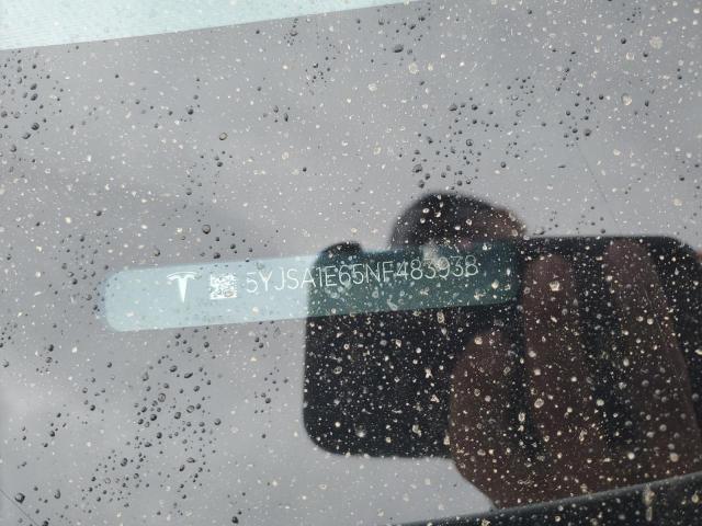 5YJSA1E65NF483938 - 2022 TESLA MODEL S Grafito foto 12