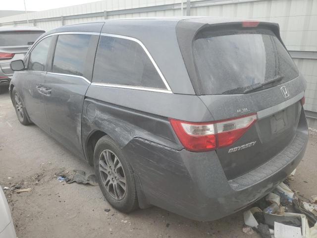 5FNRL5H41BB069013 - 2011 HONDA ODYSSEY EX GRAY photo 2