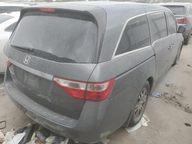 5FNRL5H41BB069013 - 2011 HONDA ODYSSEY EX GRAY photo 3
