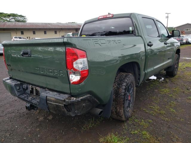 5TFDY5F14LX920717 - 2020 TOYOTA TUNDRA CREWMAX SR5 GREEN photo 3