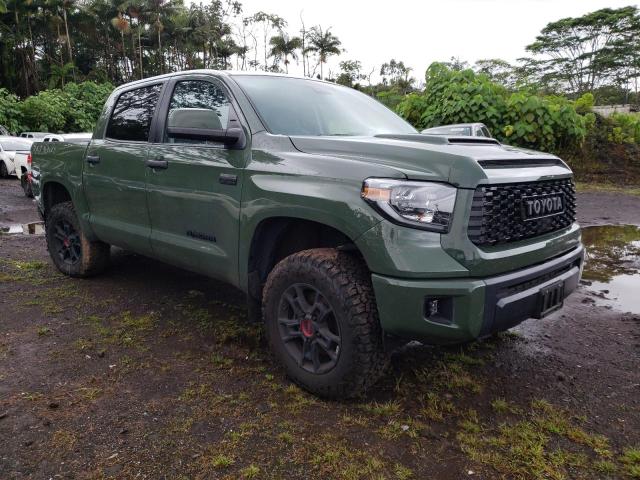 5TFDY5F14LX920717 - 2020 TOYOTA TUNDRA CREWMAX SR5 GREEN photo 4