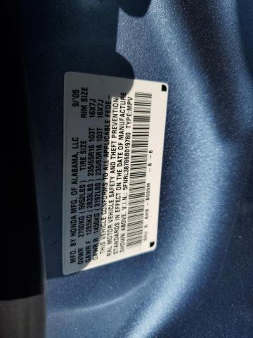 5FNRL38786B019780 - 2006 HONDA ODYSSEY EXL BLUE photo 13