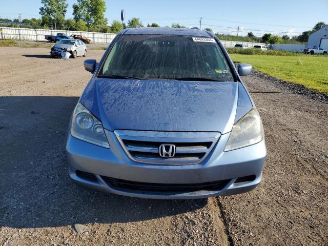 5FNRL38786B019780 - 2006 HONDA ODYSSEY EXL BLUE photo 5