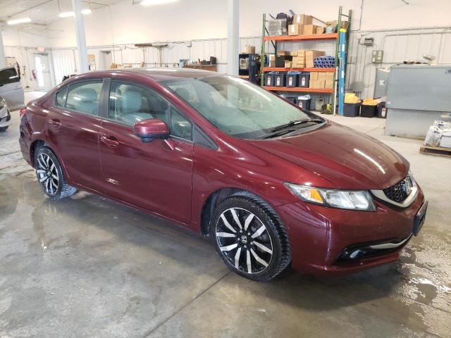 2HGFB2F90EH547912 - 2014 HONDA CIVIC EXL მუქწითელი ფოტო 4