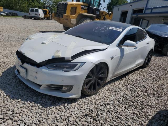 5YJSA1E42LF412448 - 2020 TESLA MODEL S WHITE photo 1