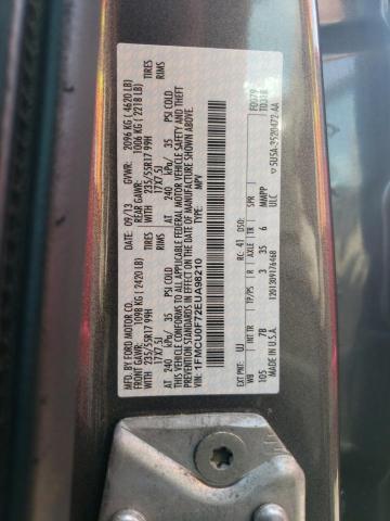 1FMCU0F72EUA98210 - 2014 FORD ESCAPE S GRAY photo 13