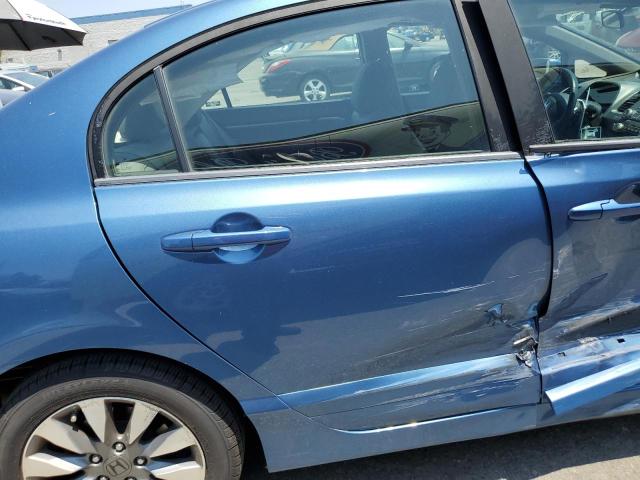 19XFA16959E001734 - 2009 HONDA CIVIC EXL შავი ფოტო 10