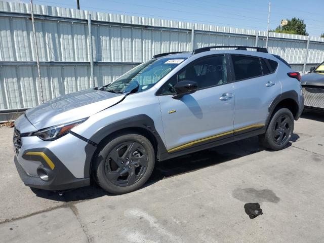 4S4GUHF65R3701959 - 2024 SUBARU CROSSTREK SPORT SILVER photo 1