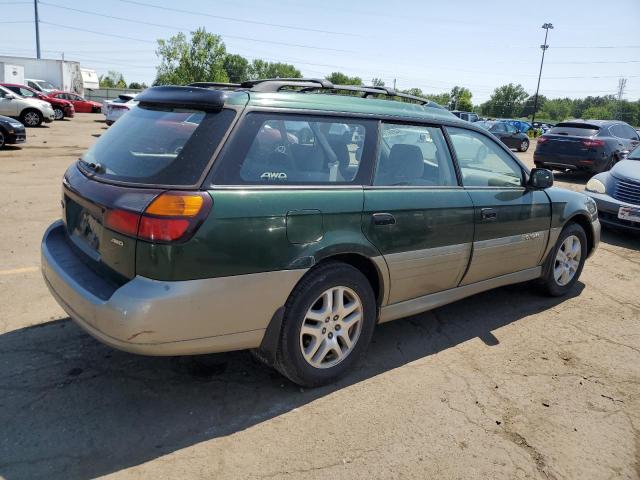 4S3BH675227650058 - 2002 SUBARU LEGACY OUTBACK AWP 绿色 照片 3