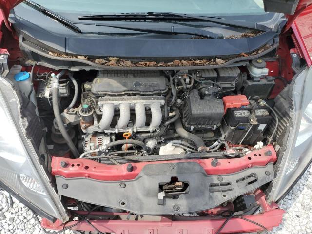 JHMGE8H30DC013718 - 2013 HONDA FIT RED photo 11