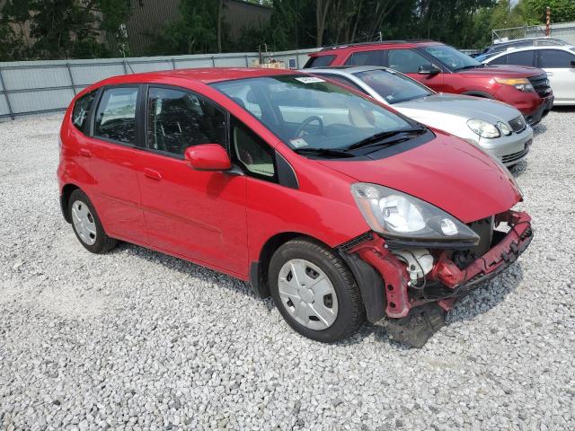 JHMGE8H30DC013718 - 2013 HONDA FIT RED photo 4