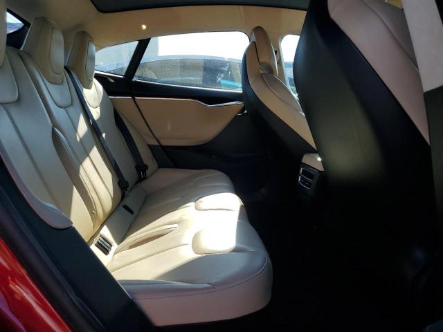 5YJSA1E27HF199762 - 2017 TESLA MODEL S Կարմիր լուսանկար 10