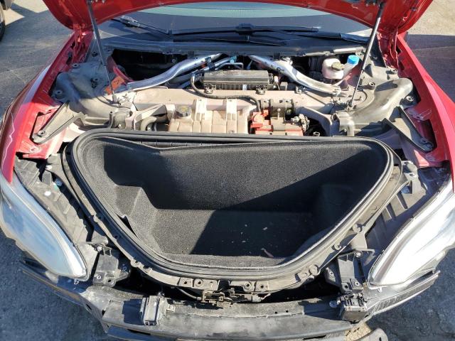 5YJSA1E27HF199762 - 2017 TESLA MODEL S Կարմիր լուսանկար 11