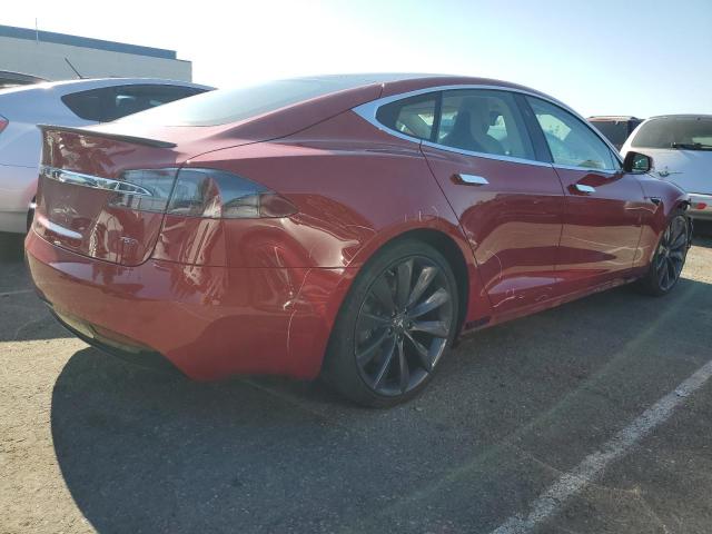 5YJSA1E27HF199762 - 2017 TESLA MODEL S Կարմիր լուսանկար 3