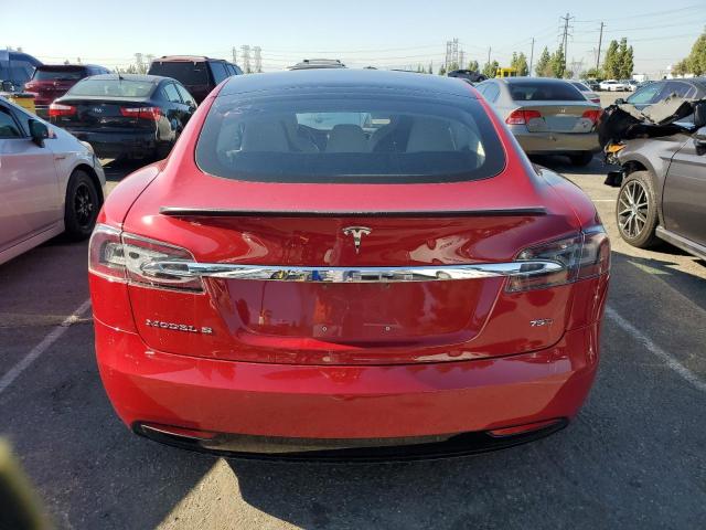 5YJSA1E27HF199762 - 2017 TESLA MODEL S Կարմիր լուսանկար 6