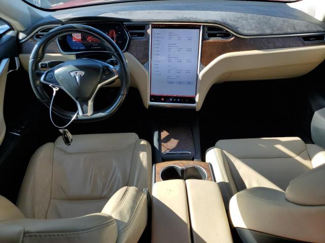5YJSA1E27HF199762 - 2017 TESLA MODEL S Կարմիր լուսանկար 8