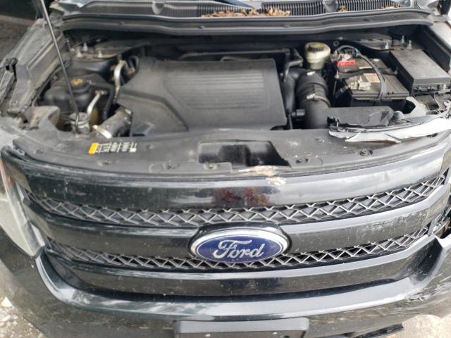 1FM5K8GT3EGB00523 - 2014 FORD EXPLORER SPORT BLACK photo 11