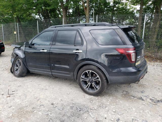 1FM5K8GT3EGB00523 - 2014 FORD EXPLORER SPORT BLACK photo 2