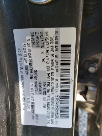 3MZBPAEM3KM103805 - 2019 MAZDA 3 PREMIUM GRAY photo 12