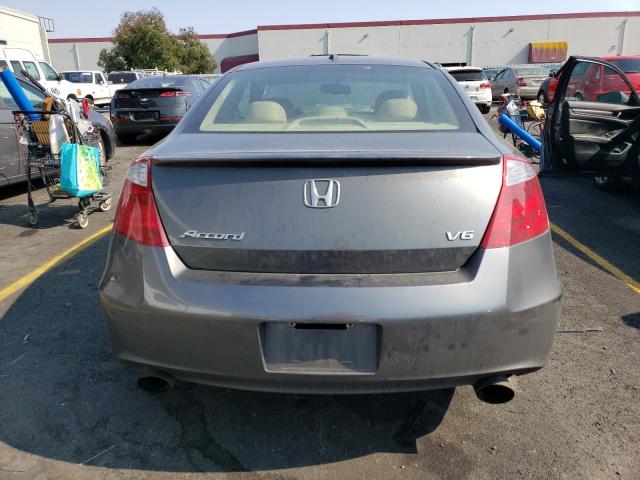 1HGCS22888A002933 - 2008 HONDA ACCORD EXL GRAY photo 6