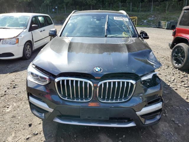 5UXTY5C0XM9E93347 - 2021 BMW X3 XDRIVE30I BLACK photo 5