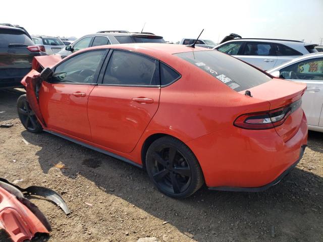 1C3CDFBB2GD625235 - 2016 DODGE DART SXT ORANGE photo 2