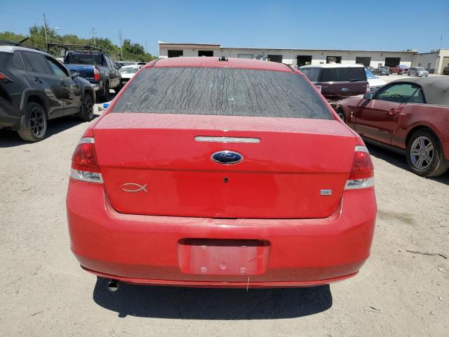 1FAHP35N88W142373 - 2008 FORD FOCUS 4D SE RED photo 6