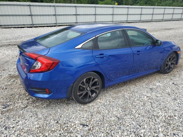 2HGFC2F87LH573845 - 2020 HONDA CIVIC SPORT BLUE photo 3