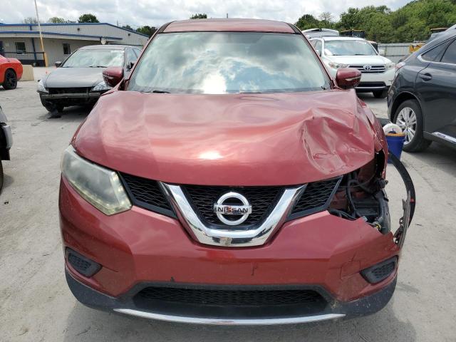 5N1AT2MT6FC787261 - 2015 NISSAN ROGUE S MAROON photo 5