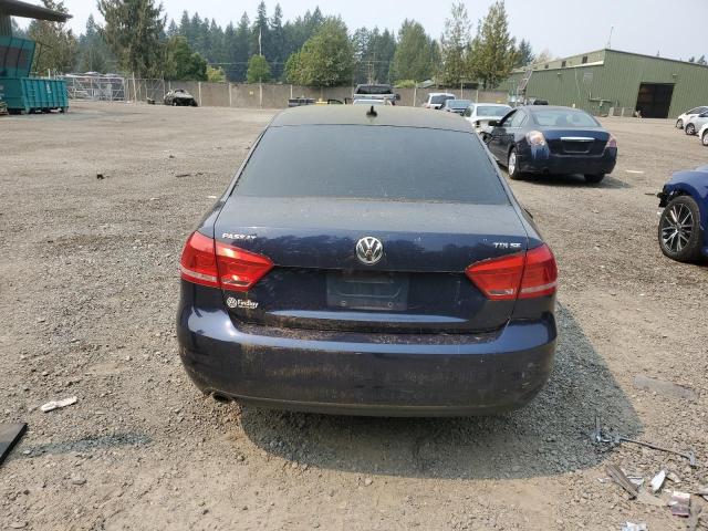 1VWBN7A37EC050652 - 2014 VOLKSWAGEN PASSAT SE BLUE photo 6