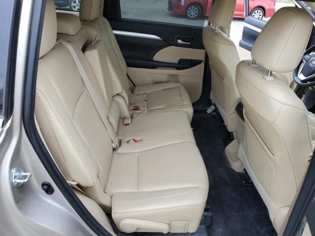5TDJKRFH1FS122274 - 2015 TOYOTA HIGHLANDER XLE BEIGE photo 11
