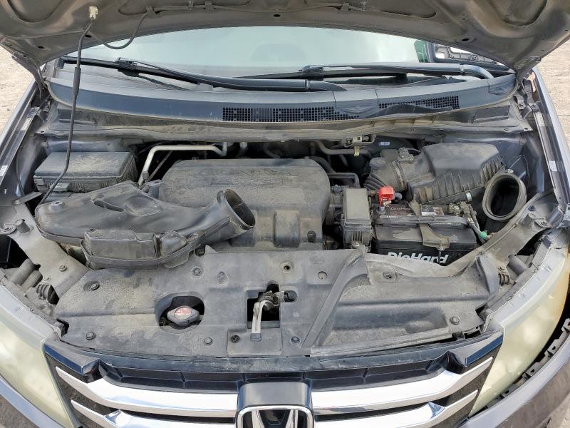 5FNRL5H40EB033169 - 2014 HONDA ODYSSEY EX GRAY photo 12