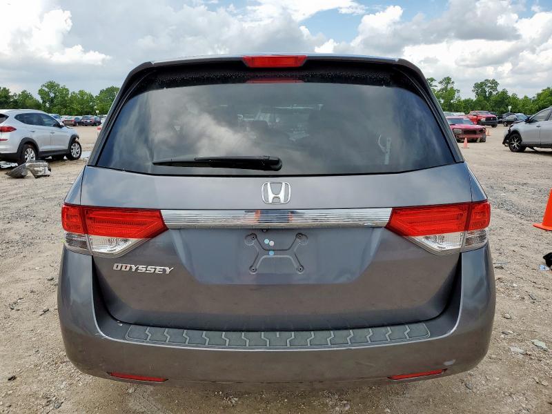 5FNRL5H40EB033169 - 2014 HONDA ODYSSEY EX GRAY photo 6
