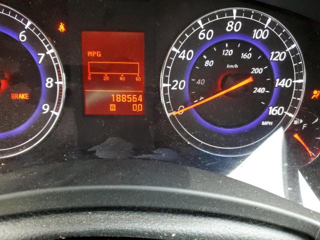 JNKAJ09E28M302490 - 2008 INFINITI EX35 BASE Շագանակագույն լուսանկար 9